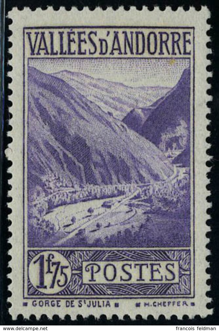 Neuf Sans Charnière N° 40A, 1f75 Violet TB - Altri & Non Classificati