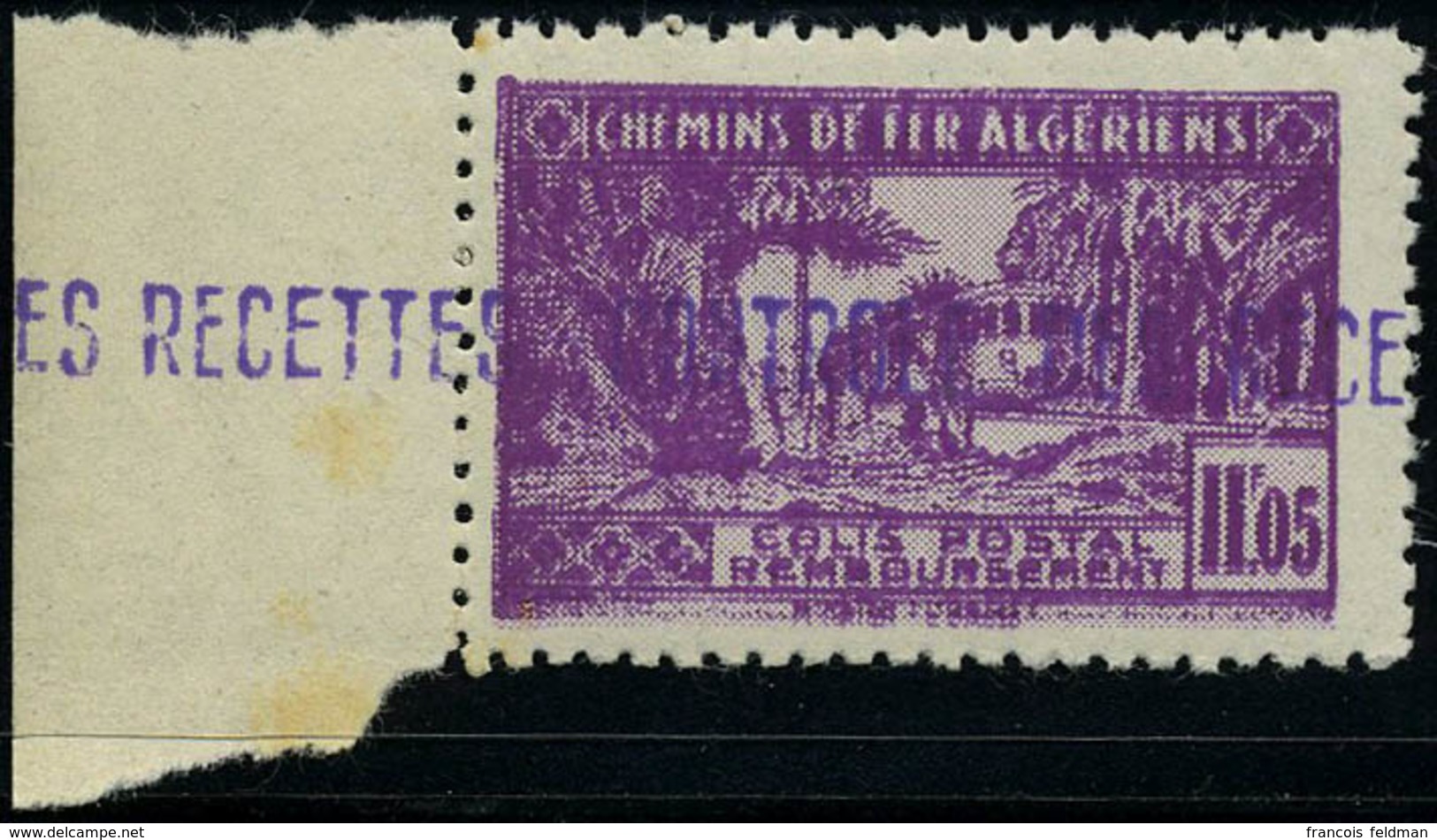 Neuf Sans Charnière N° 93a, 11f05 Lilas Double Impression Bdf TB - Other & Unclassified