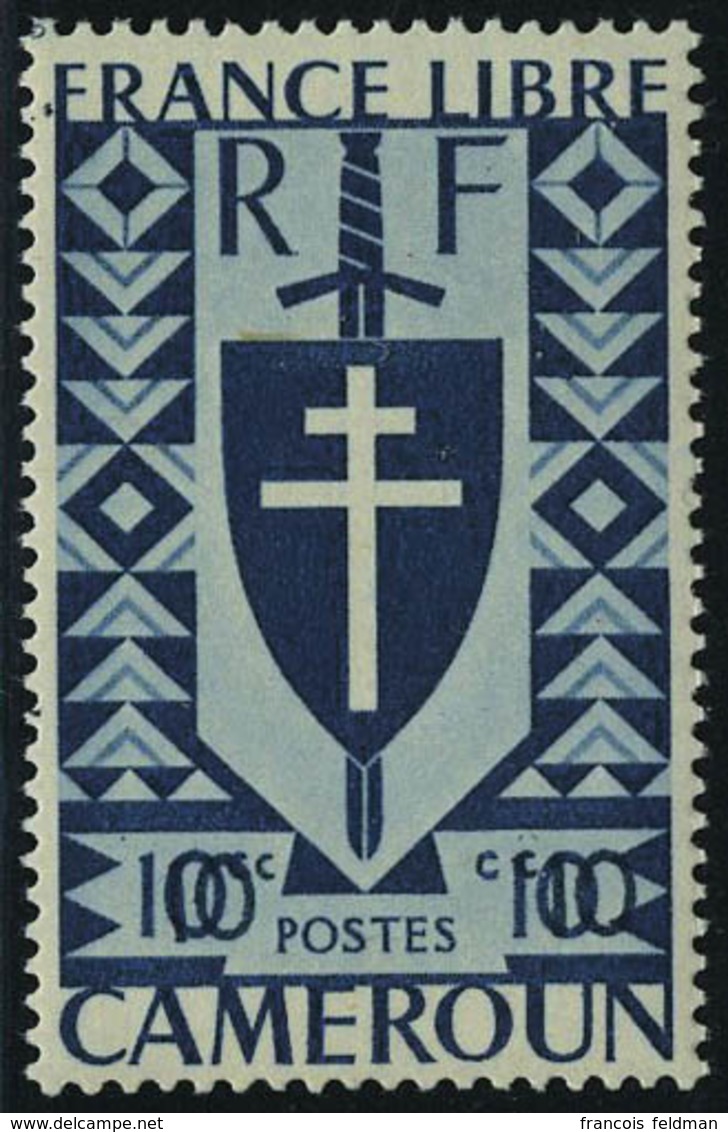 Neuf Sans Charnière N° 250a, 10c Bleu Double Impression De La Valeur, T.B. Maury - Altri & Non Classificati