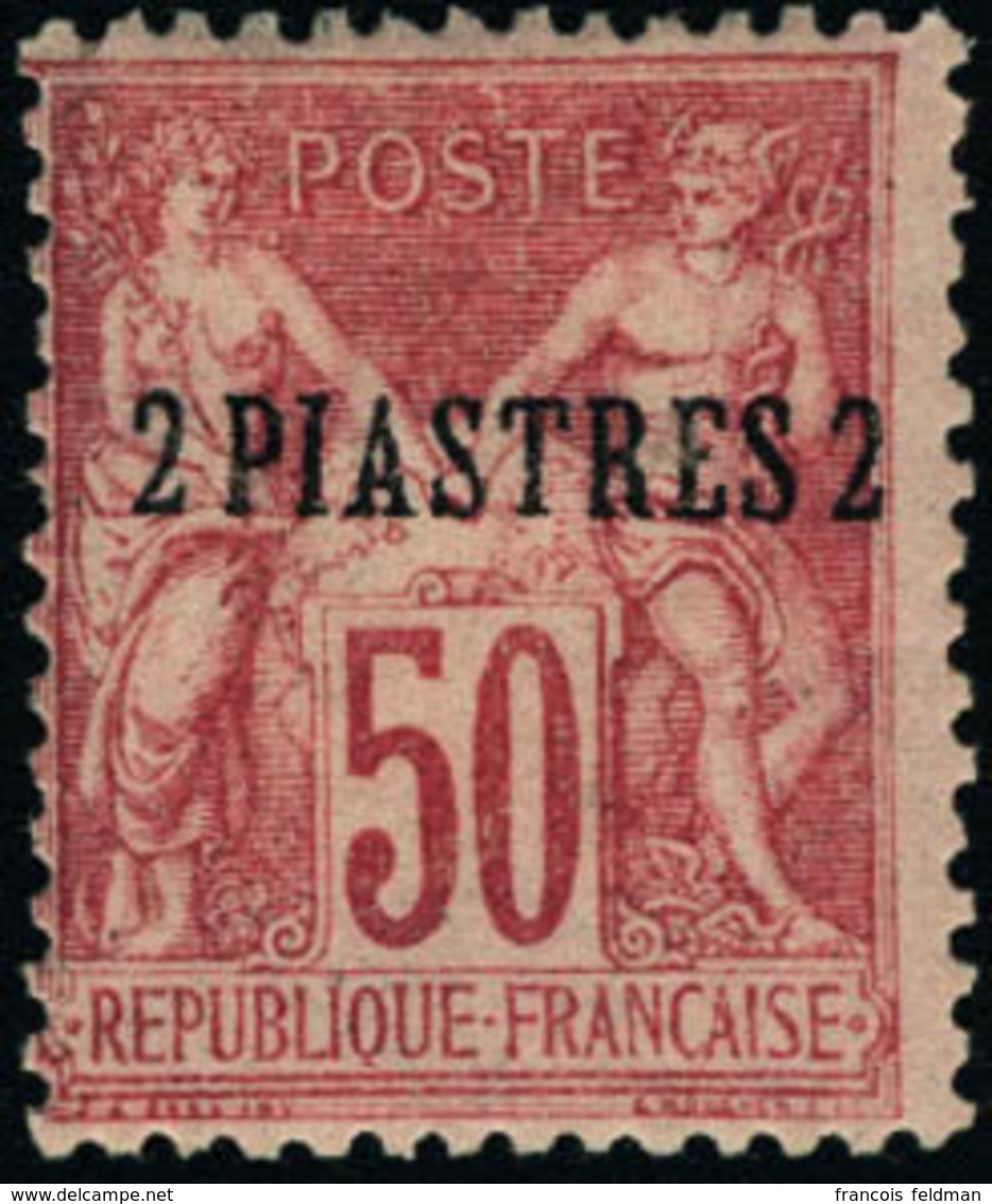 Neuf Avec Charnière N° 6. 50c Rose, Type I, T.B. - Altri & Non Classificati