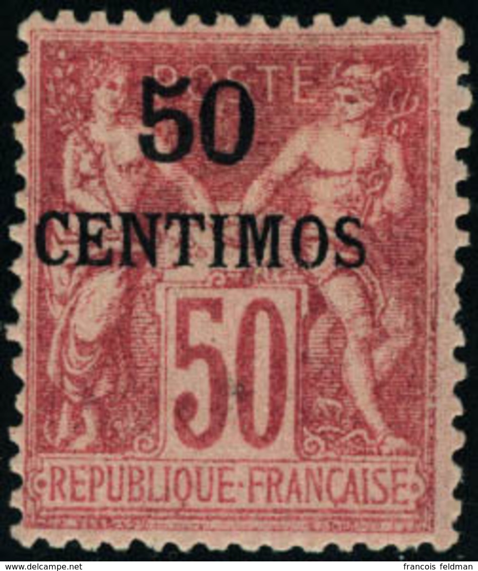 Neuf Avec Charnière N°6/8. Les 4 Valeurs (50c Type I Et II). T.B. - Altri & Non Classificati