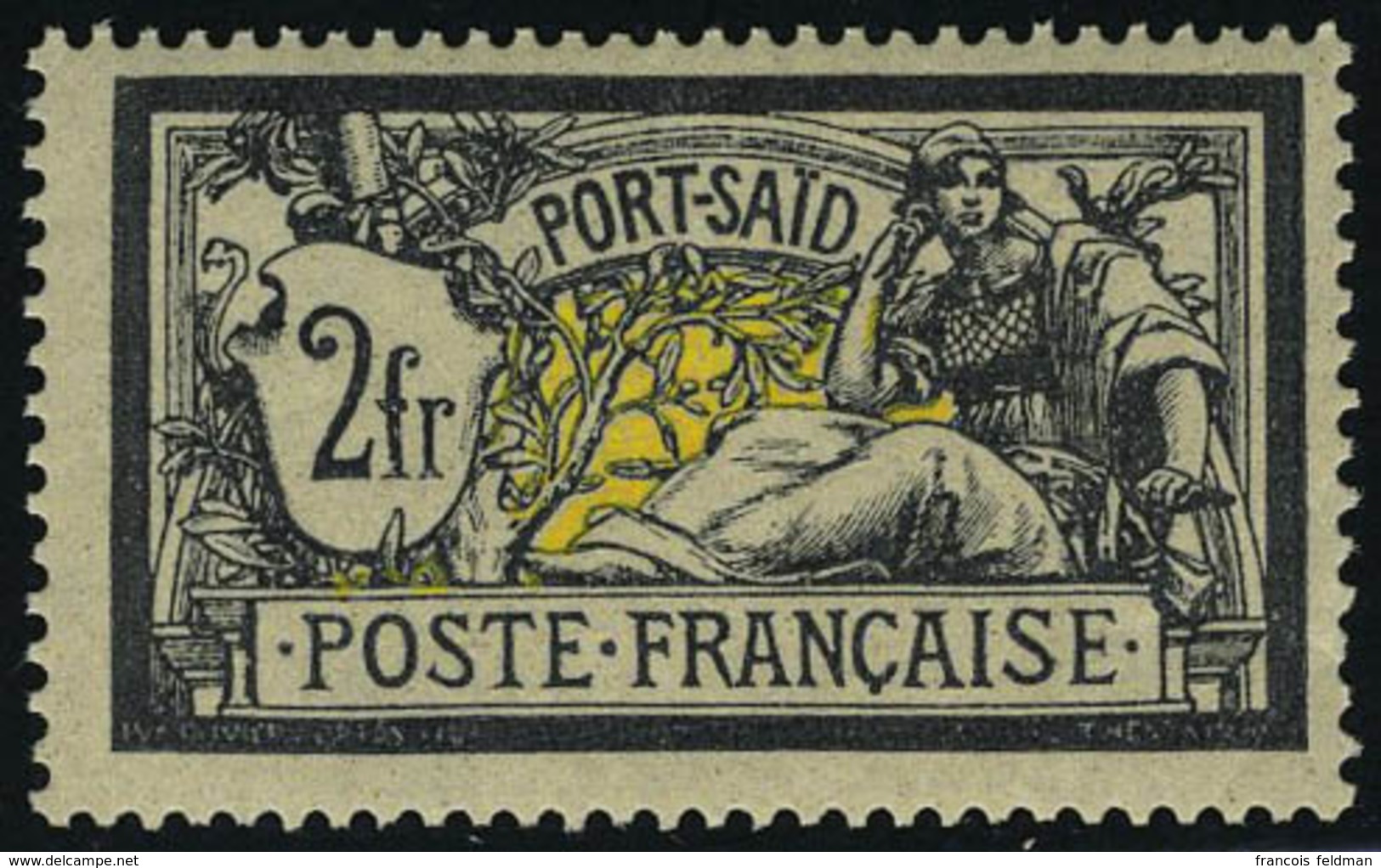 Neuf Sans Charnière N° 33a, 2f Merson Violet Foncé Et Jaune TB - Altri & Non Classificati