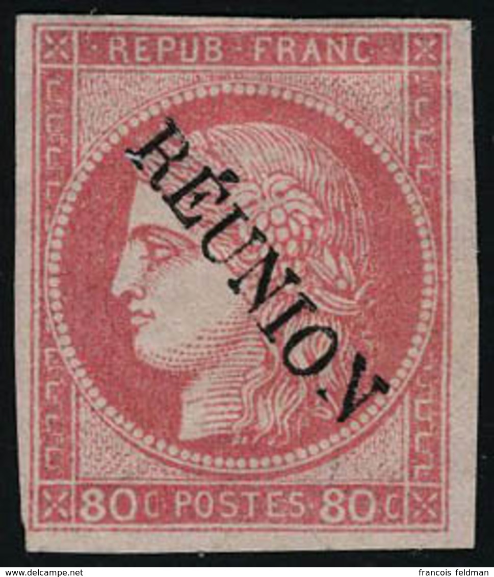 Neuf Avec Charnière N° 12, 80c Rose Cérès TB - Altri & Non Classificati