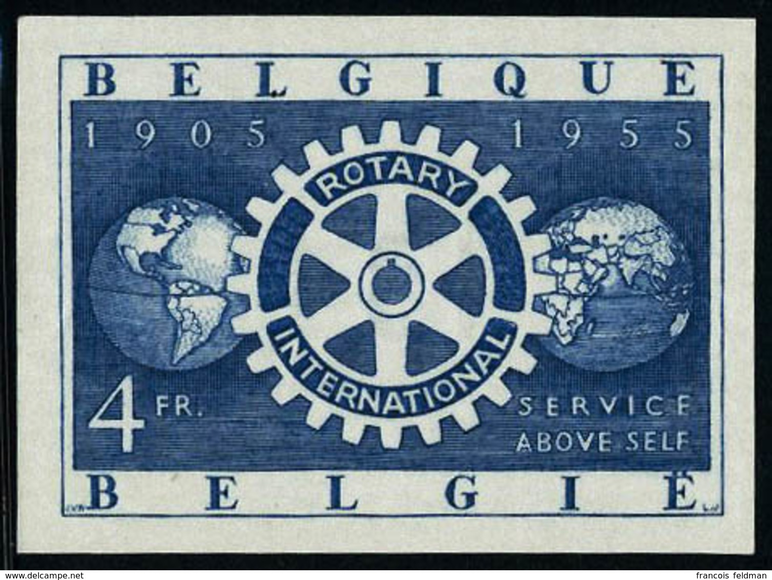 Neuf Sans Charnière N° 952/54, La Série Rotary Internationale, La Série En 1 Feuillet De Luxe + 3 Valeurs ND, T.B. Cote  - Altri & Non Classificati