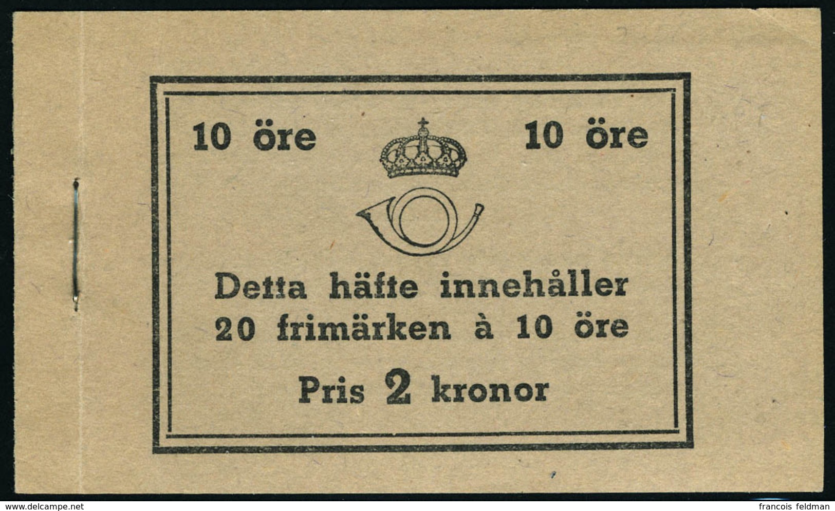 Neuf Sans Charnière Carnet N°C260a II. 10ö Violet. Dentelés 3 Côtés Tenant à Dentelés 4 Côtés. Feuillets Agrafés à L'env - Altri & Non Classificati