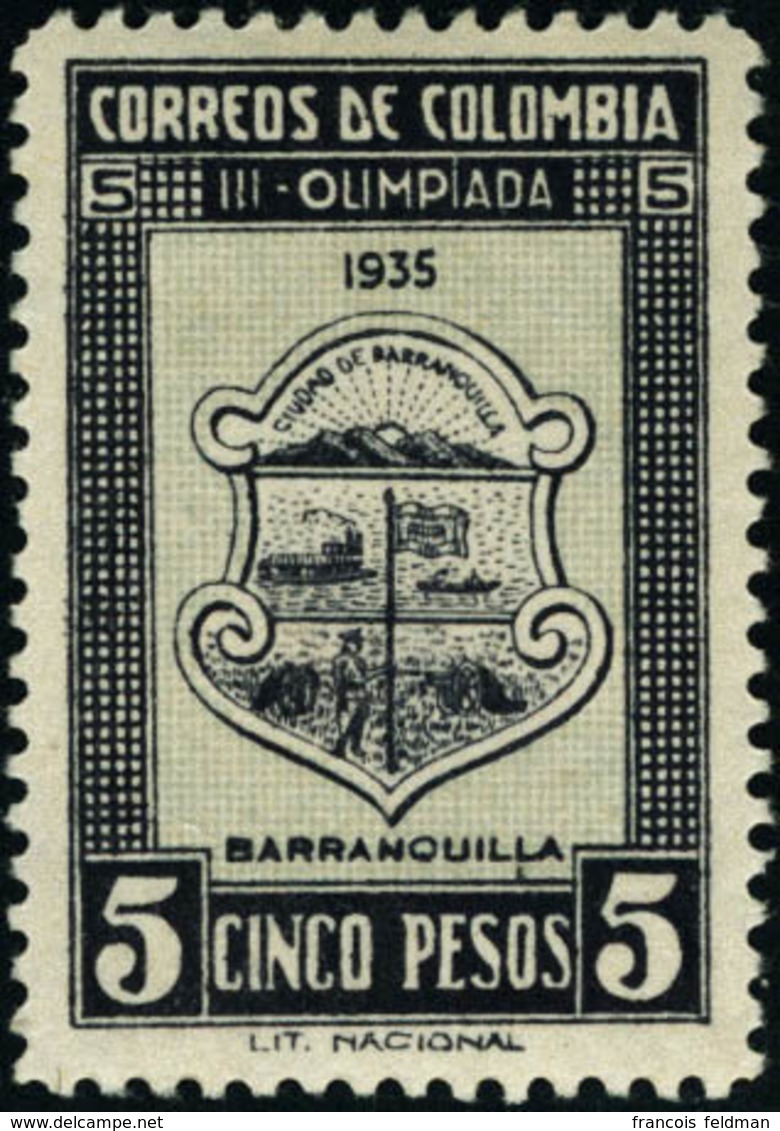 Neuf Avec Charnière N°274/288. La Série Barranquilla Jusqu'au 5 Pesos. Cl. T.B. - Altri & Non Classificati