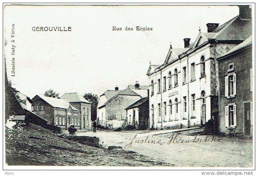 Gérouville. Rue Des Ecoles. - Meix-devant-Virton