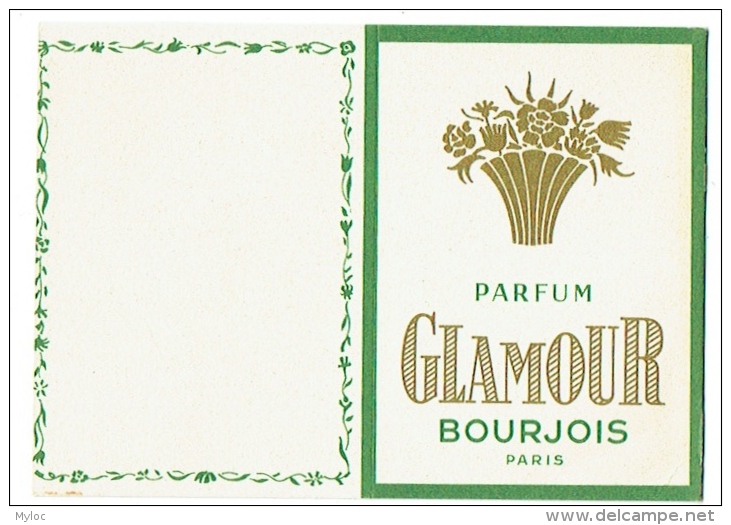 Petit Calendrier. Parfum Glamour Bourjois Paris 1959. - Petit Format : 1941-60