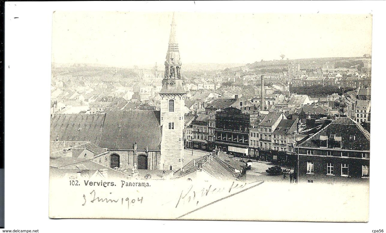VERVIERS 1903 - Panorama - Verviers