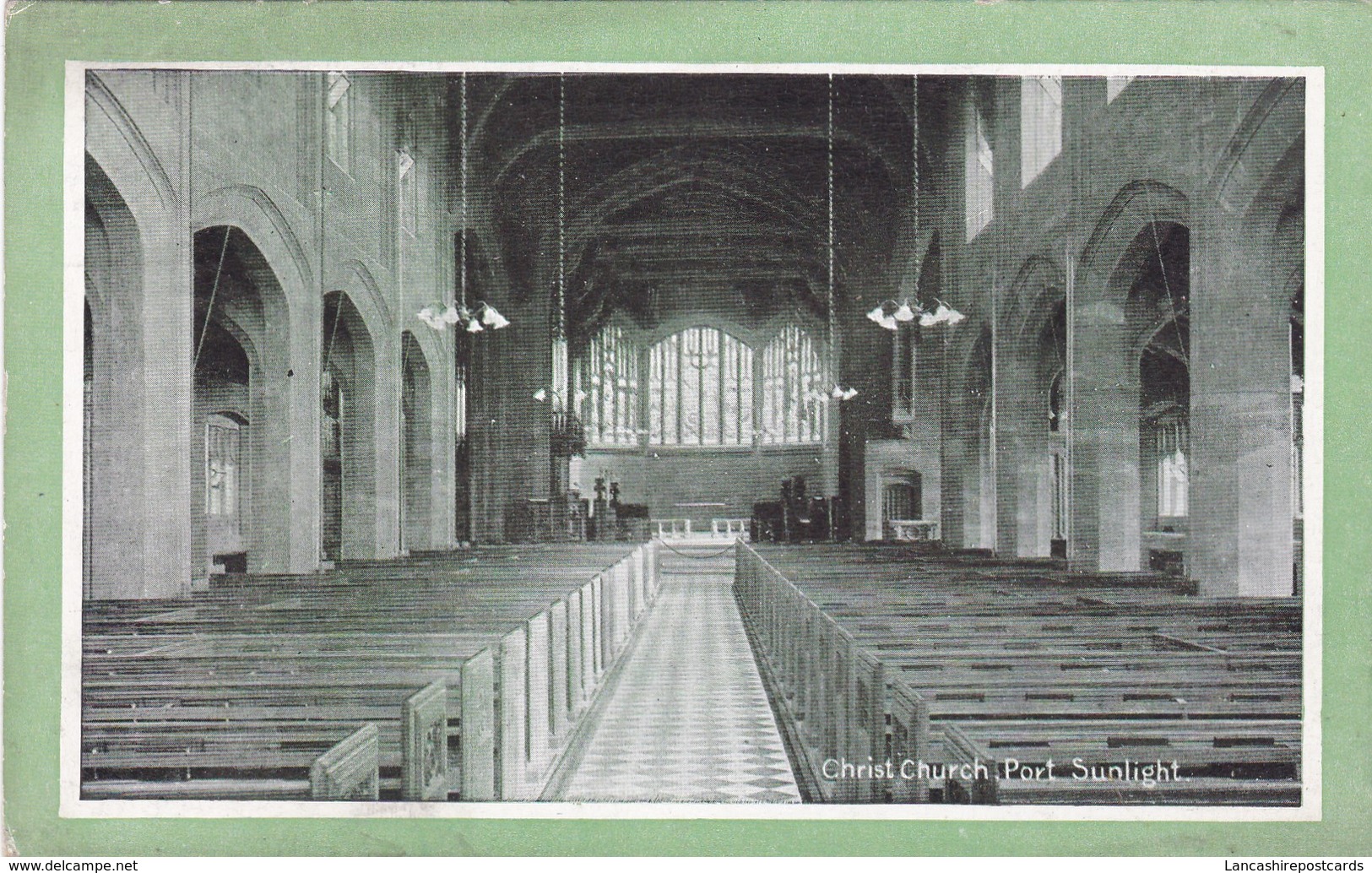 Postcard Christ Church Port Sunlight Wirral Cheshire My Ref  B12333 - Other & Unclassified