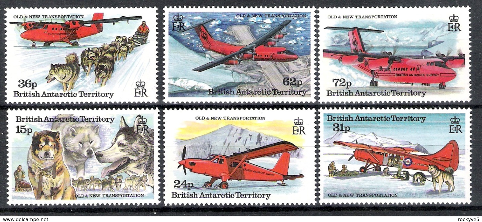 British Antarctic Territory 1994 Forms Of Transportation MNH CV £7.70 - Unused Stamps