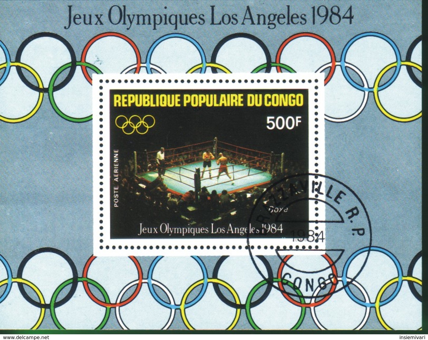 Repubblica Del Congo:1984 Airmail - Olympic Games - Los Angeles, USA. - Altri & Non Classificati