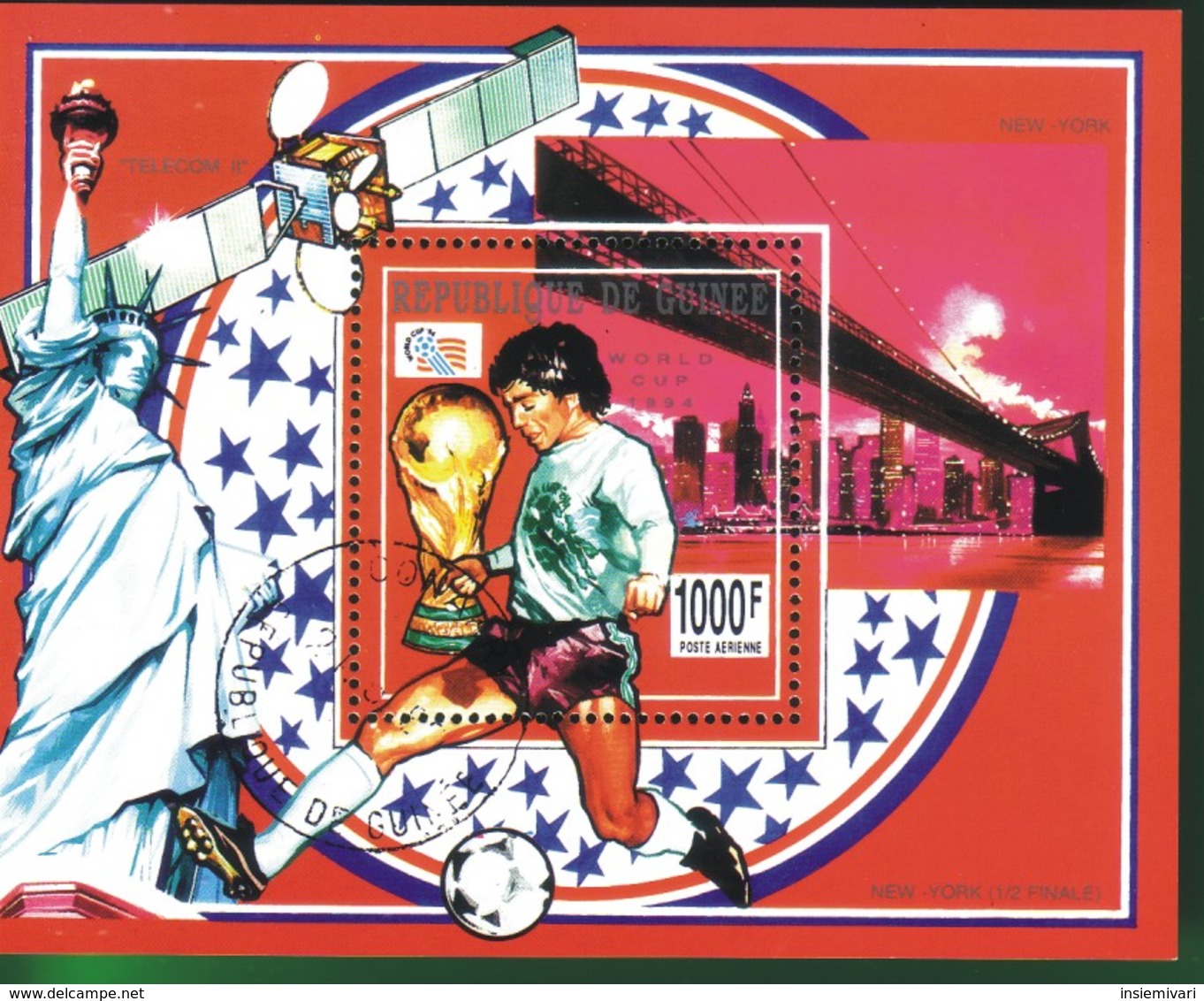 Guinea 1993 Airmail - Football World Cup - U.S.A. (1994). - Guinea-Bissau