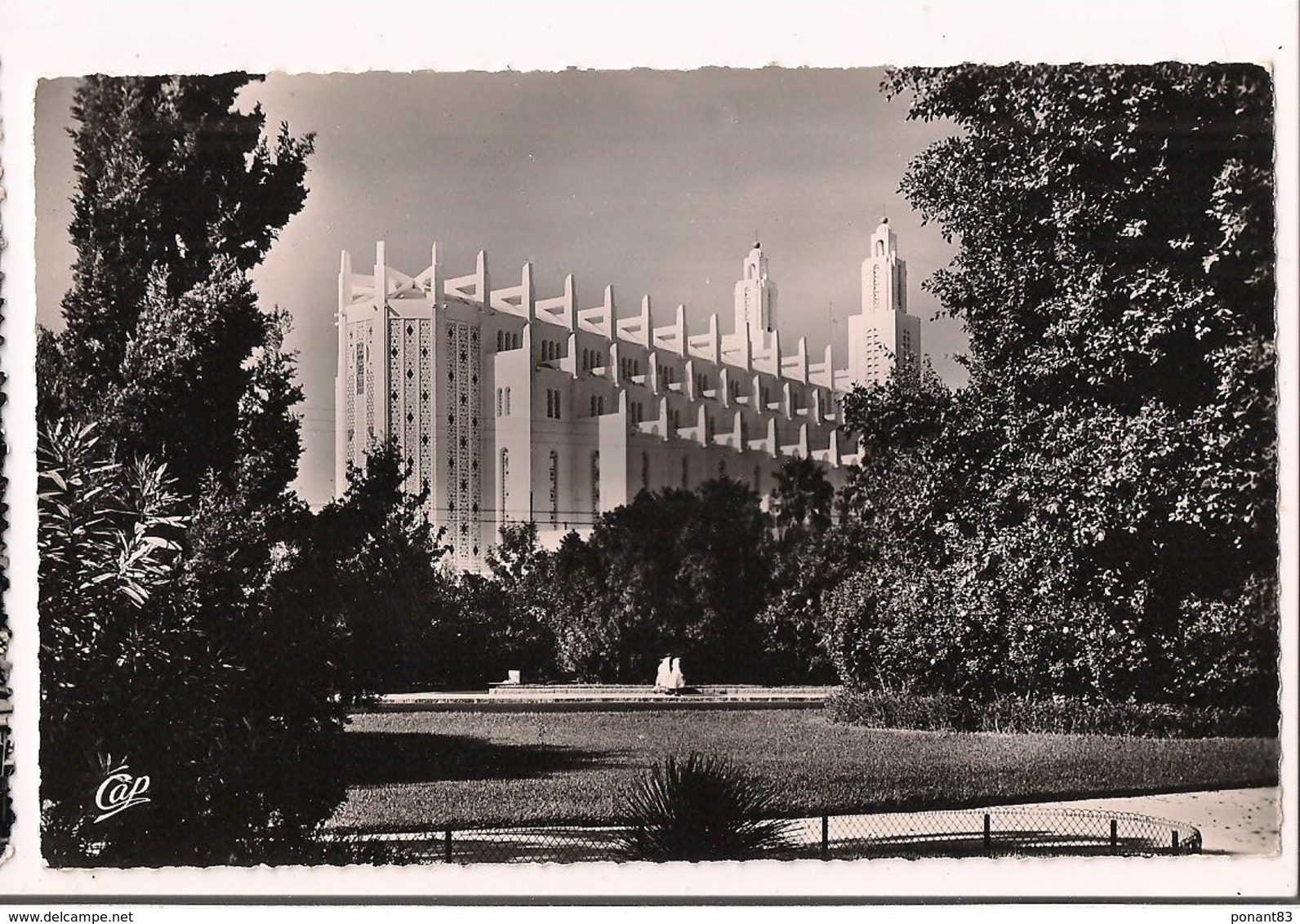 Casablanca: La Cathédrale - Tournon, Architecte - Timbre Mohammed V - 1957 - - Casablanca