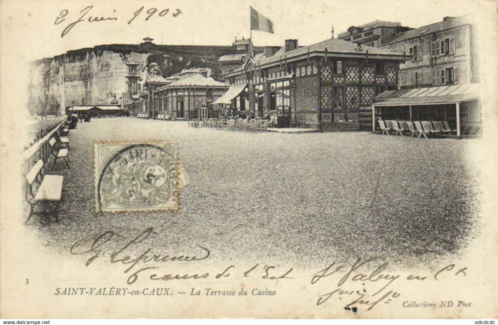 DESTOCKAGE BON LOT 700 CPA FRANCE Toutes à dos non partagé (1900 1904) (100 Scanées)