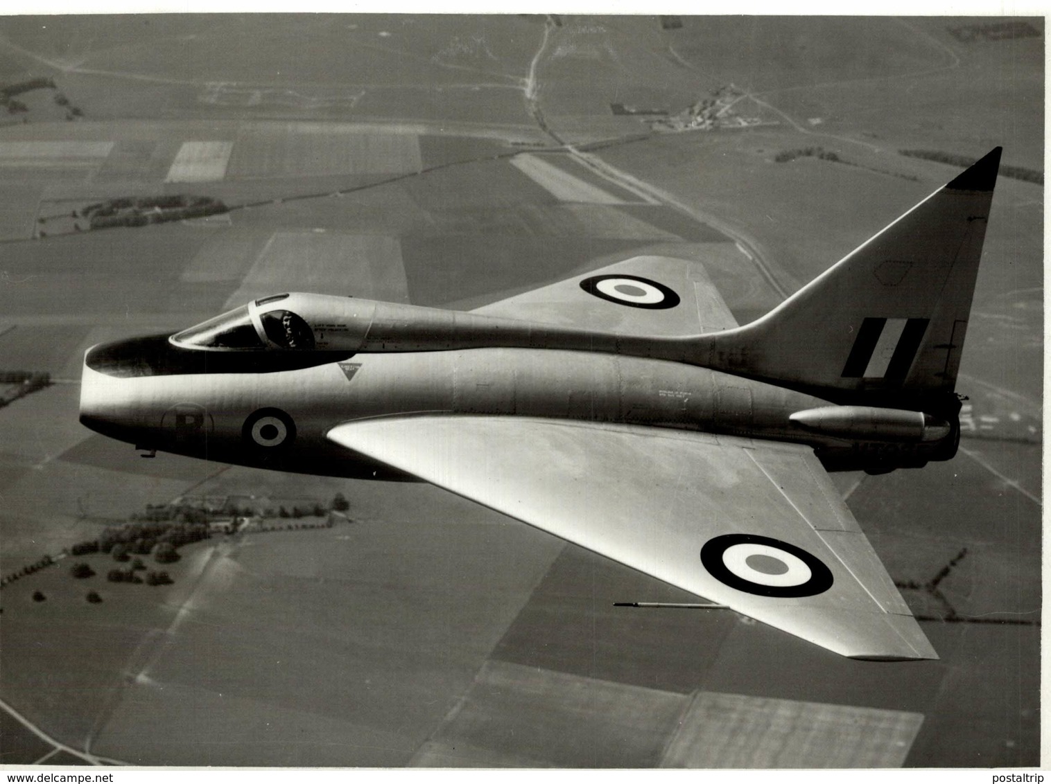 BOULTON PAUL P111 FARNBOROUGH    DELTA WING REAEARCH AIRCRAFT  ++ 22 * 16 CM   AVION AIRCRAFT ROYAL AIR FORCE - Aviación