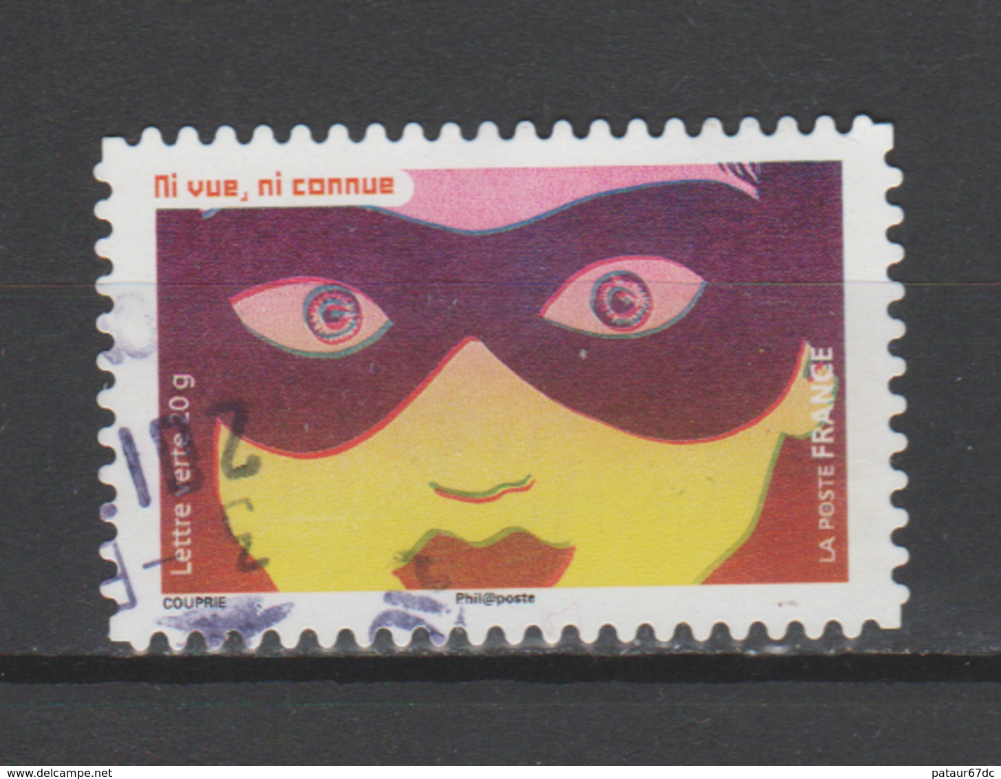 FRANCE / 2015 / Y&T N° AA 1188 : "La Vue" (Ni Vue, Ni Connue) - Choisi - Cachet Rond - Other & Unclassified