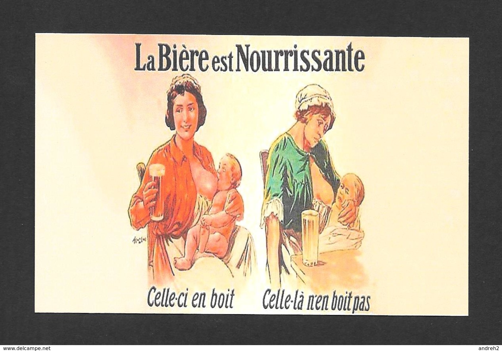 PUBLICITÉ - ADVERTISING - BEER - BIÈRE - BIER - LA BIÈRE EST NOURRISSANTE - Publicité