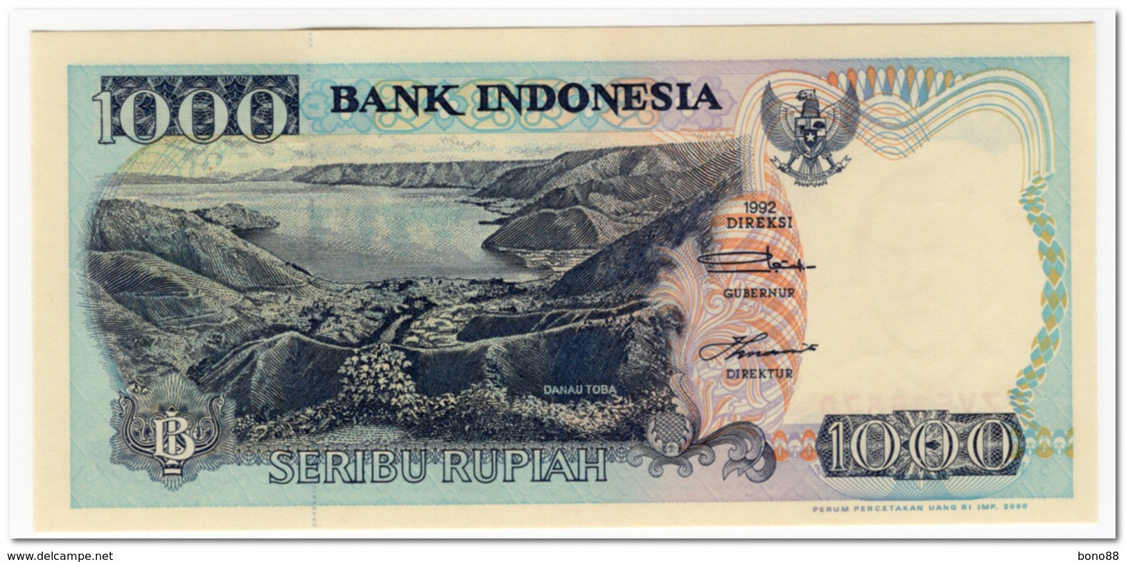 INDONESIA,1000 RUPIAH,1992 (2000),P.129i,UNC - Indonésie