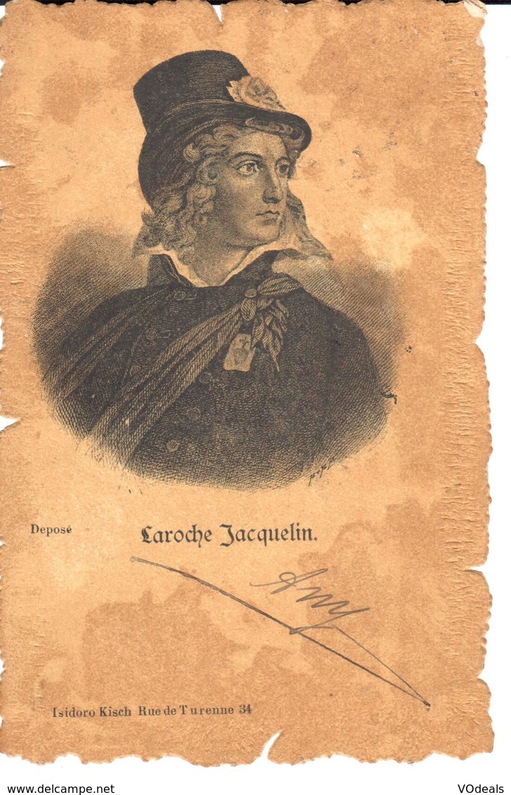 Thèmes - Célébrités - Personnages Historiques - Laroche Jacquelin - Historische Persönlichkeiten