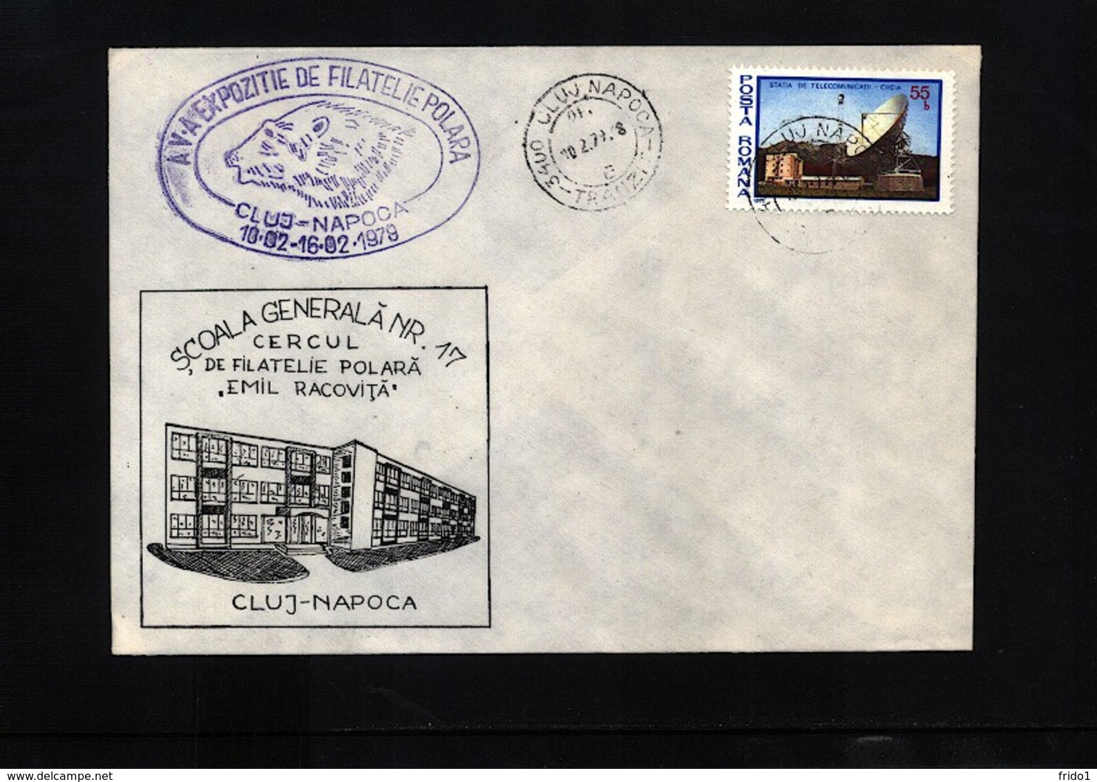 Romania 1979 Philatelic Polar Exibition Interesting Cover - Events & Gedenkfeiern