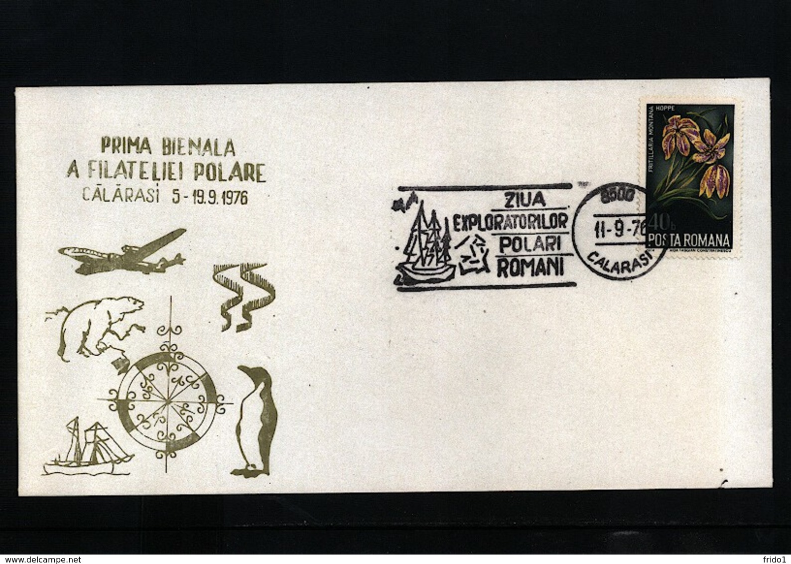 Romania 1976 Philatelic Polar Exibition Interesting Cover - Evenementen & Herdenkingen