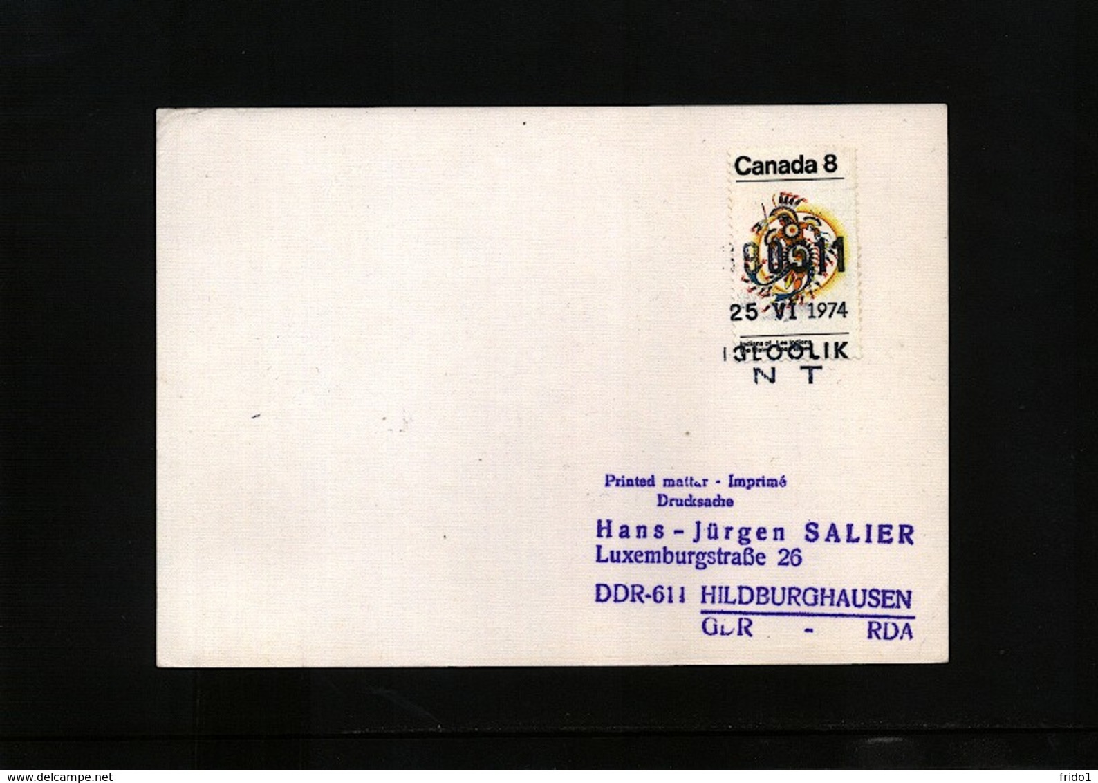 Canada 1974 Interesting Arctic Cover - Stations Scientifiques & Stations Dérivantes Arctiques