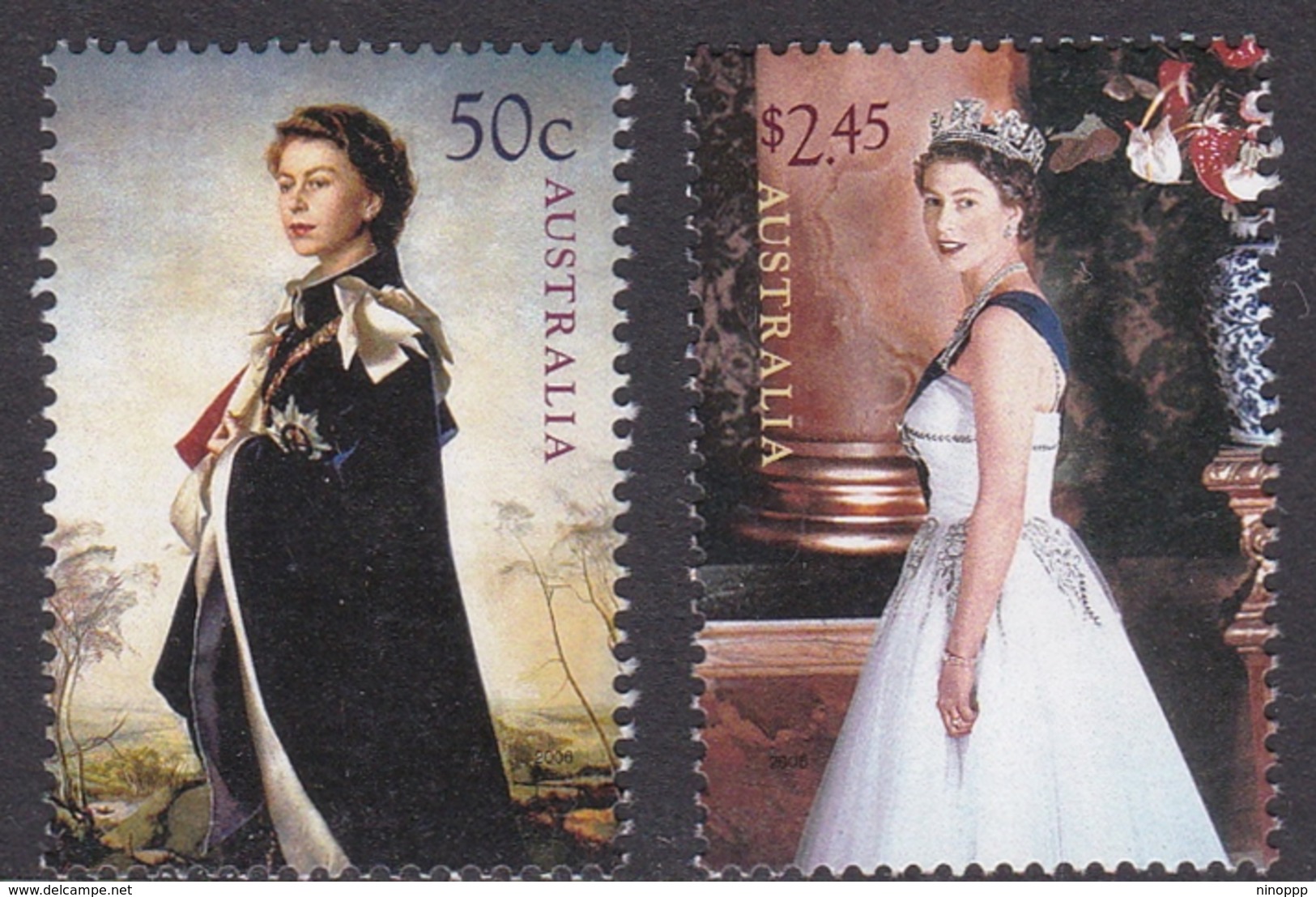 Australia ASC 2358-2359 2006 Queen Elizabeth II Birthday, Mint Never Hinged - Mint Stamps