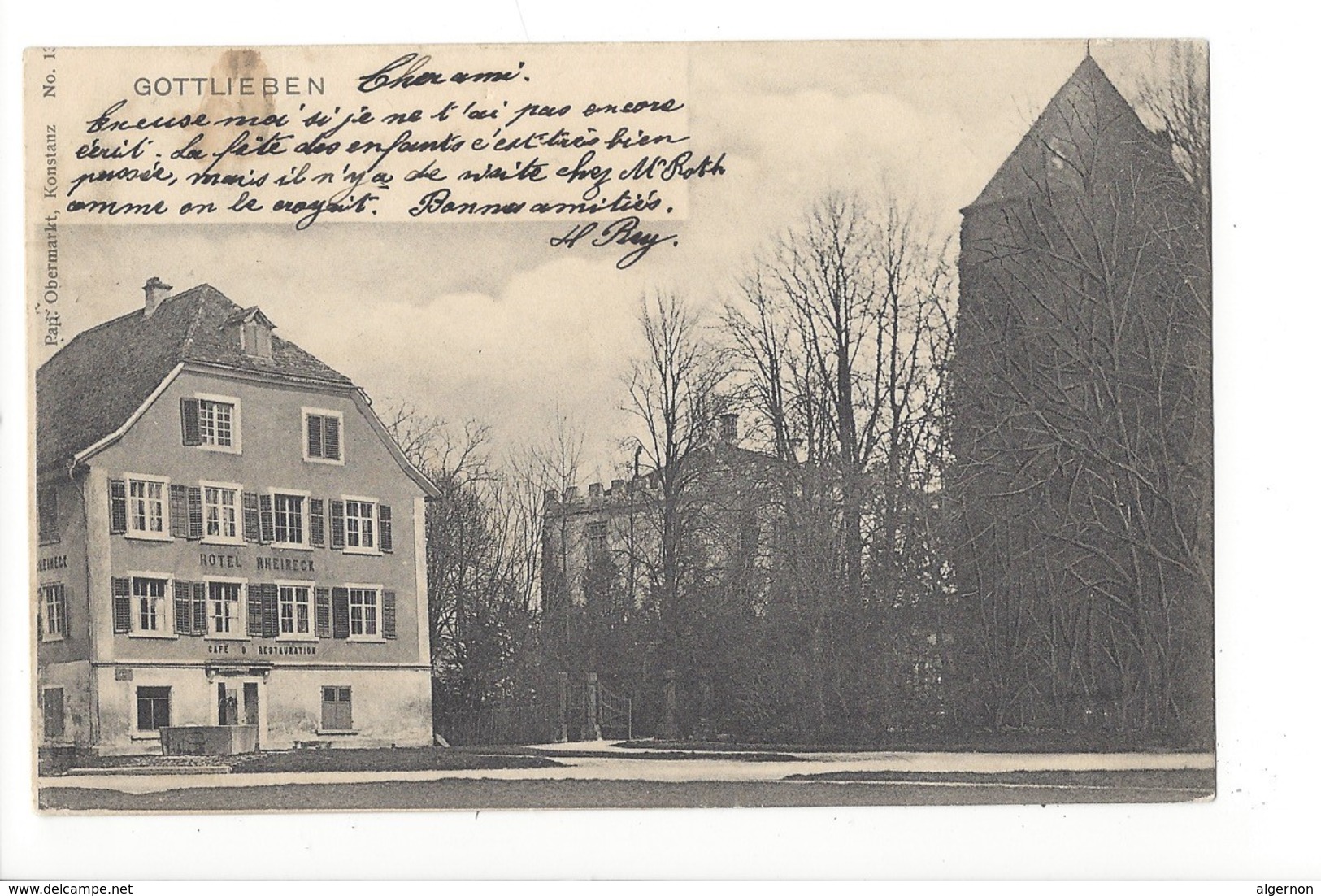 20313 - Gottlieben Hotel Rheineck - Gottlieben