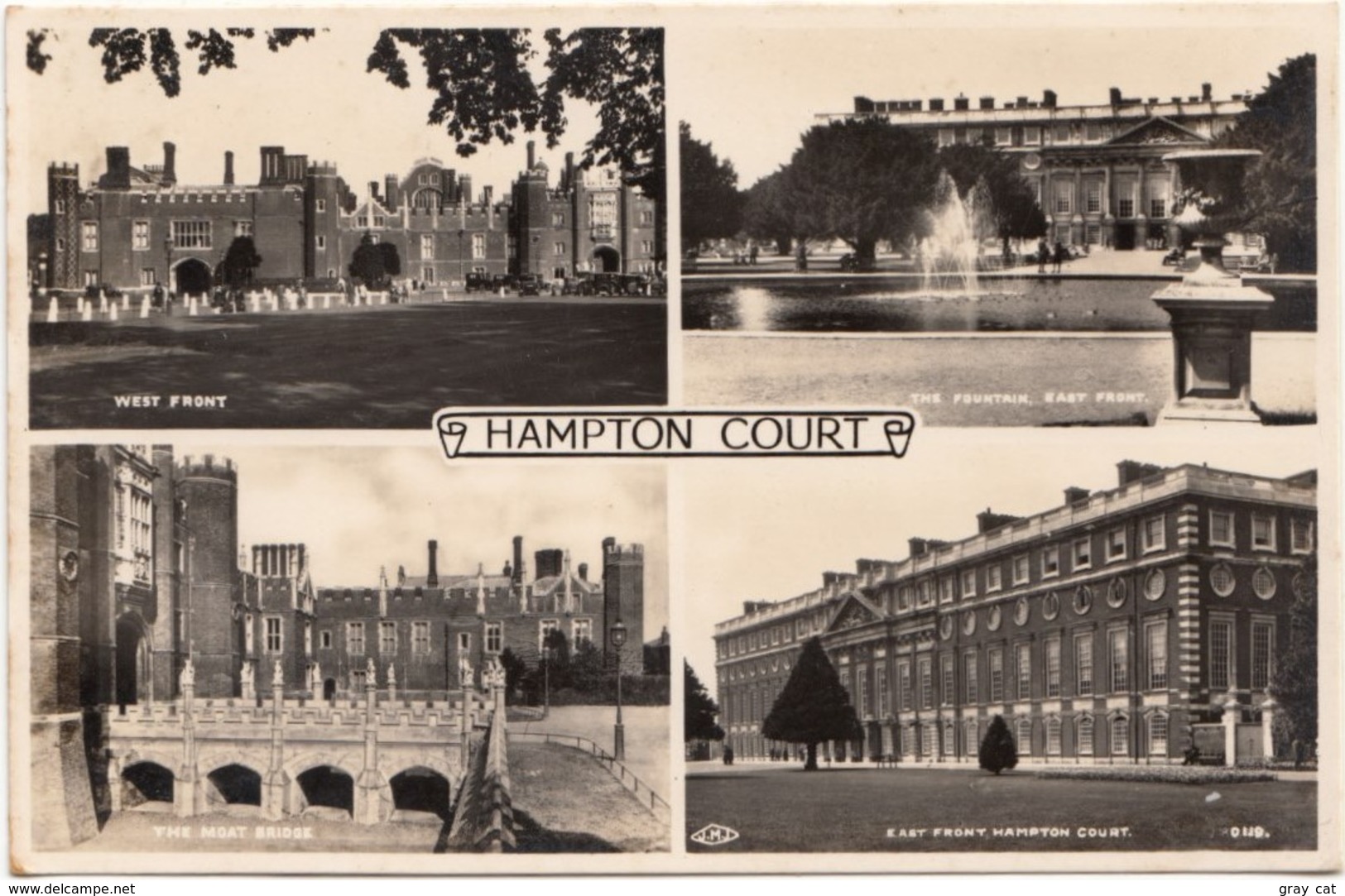 HAMPTON COURT, United Kingdom, Unused Real Photo Postcard [21583] - London Suburbs