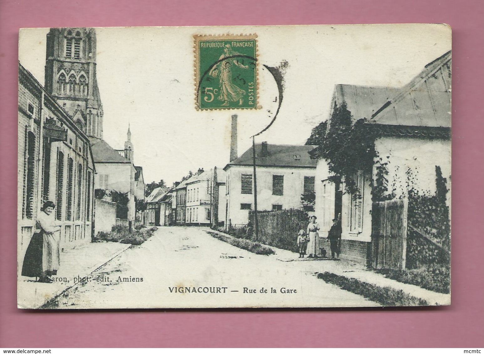 CPA -  Vignacourt  - Rue De La Gare - Vignacourt