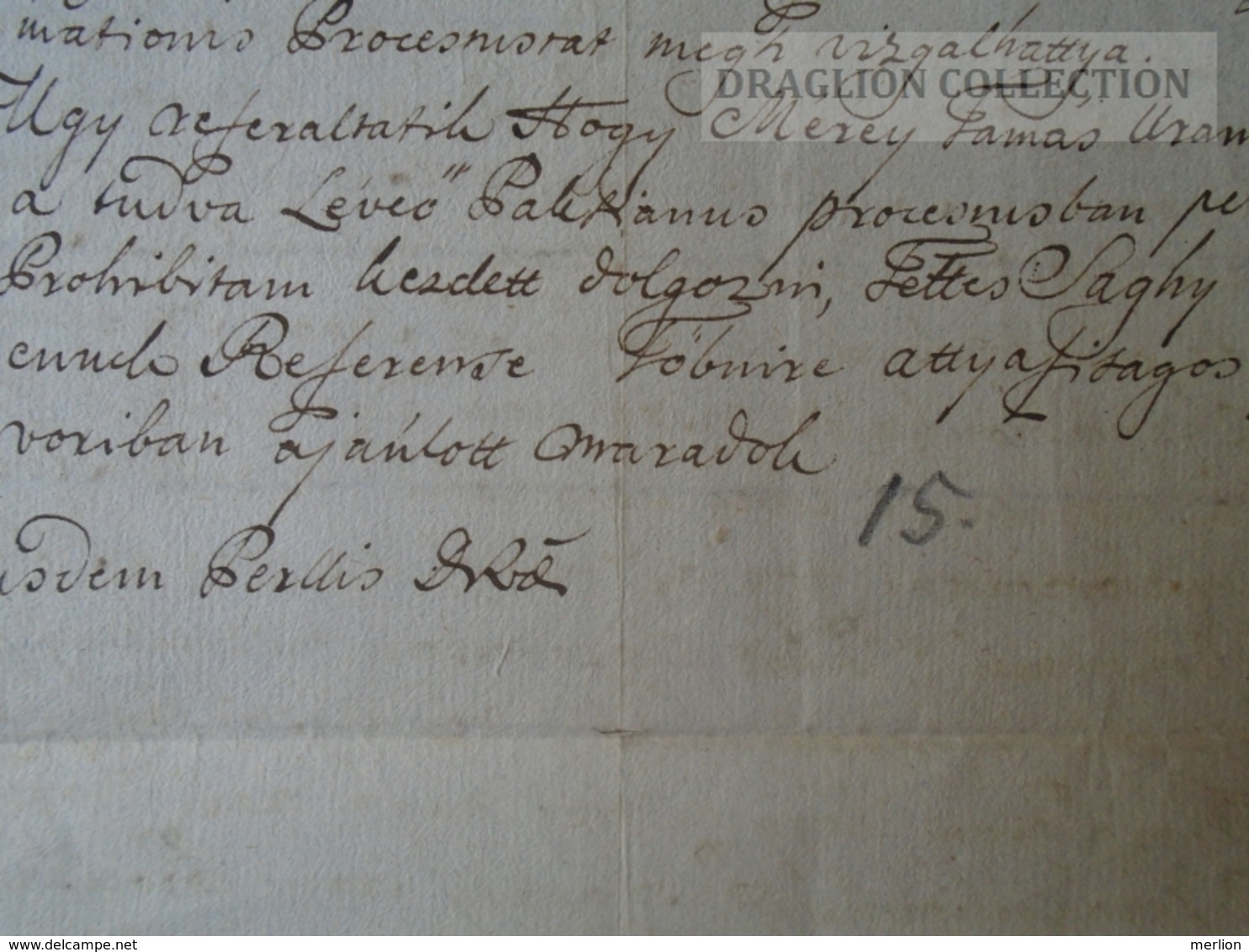DC49.4 Handwritten Letter- Caspar Horváth Kissevics - Zavar (Slovakia) - 1780  -Sághy, Mérey Tamás - Manuscrits