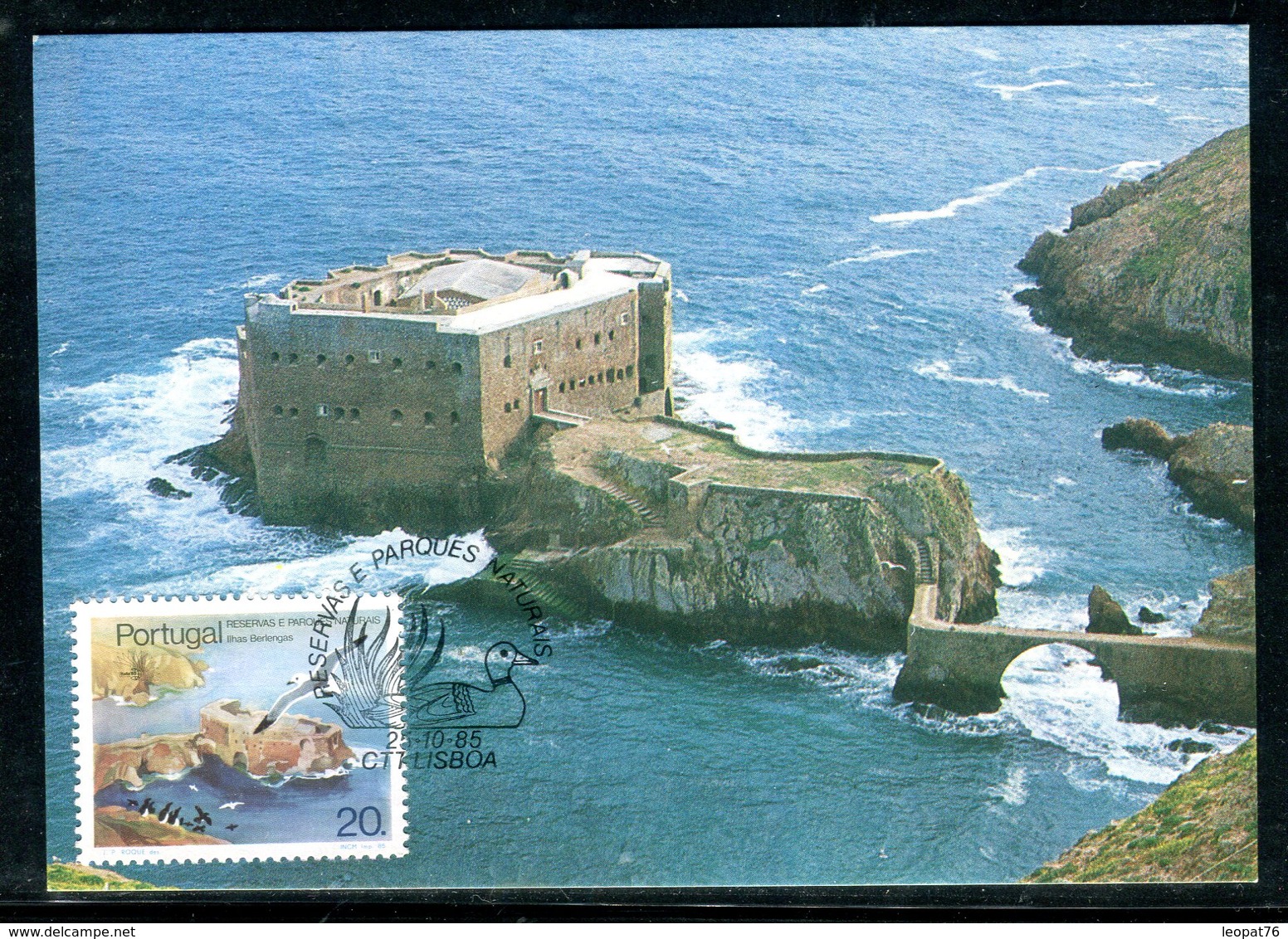 Portugal - Carte Maximum 1985 - Île Berlanga - Maximumkarten (MC)