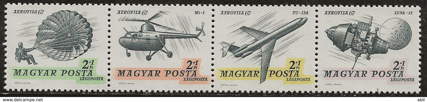 Hongrie 1967 N° Y&T :  PA. 296 à 299 ** - Ongebruikt