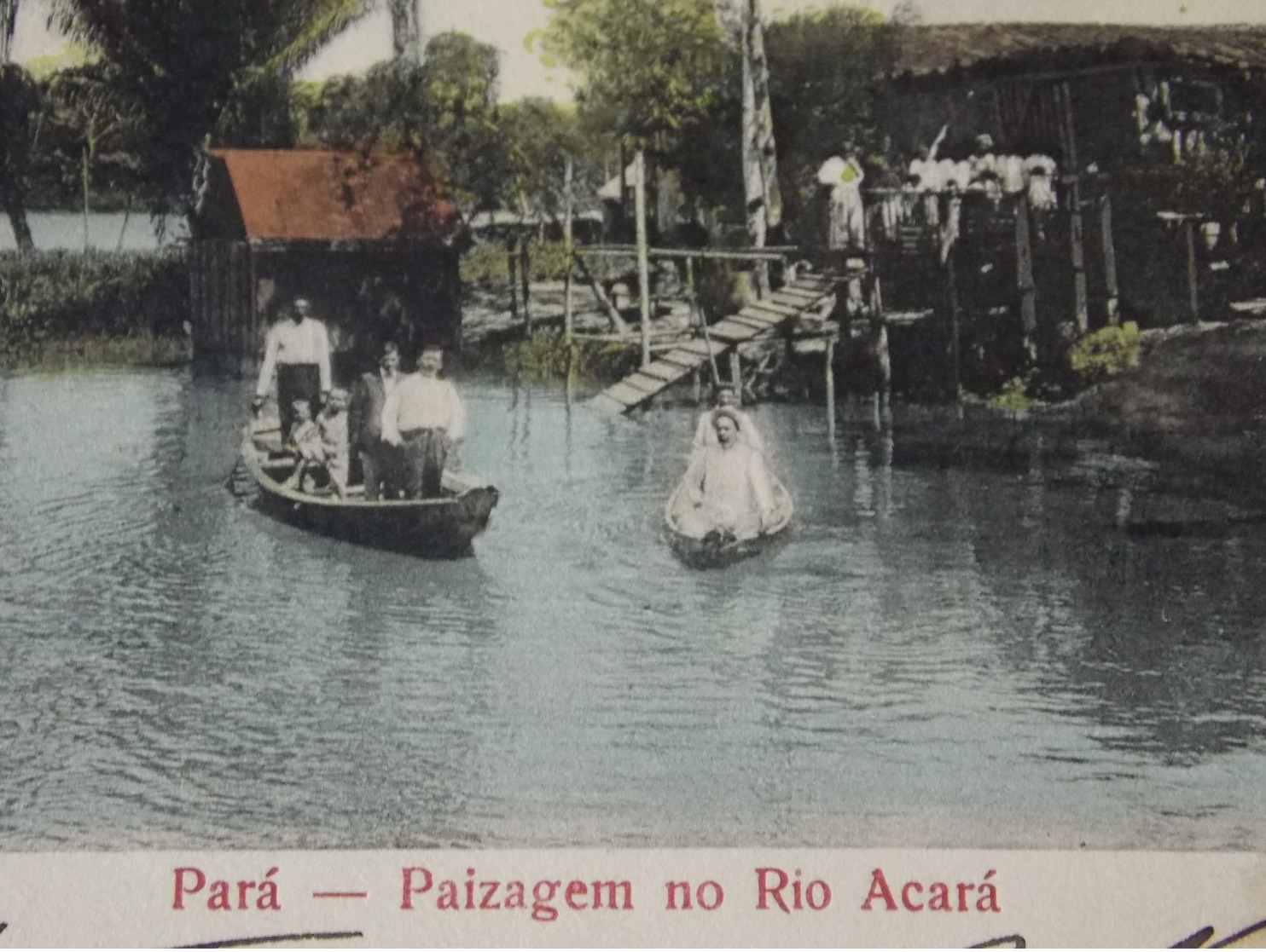 CPA Carte Postale Postcard - Brasil Brazil - PARA - 1927 Paizagem No Rio Acara - Belém