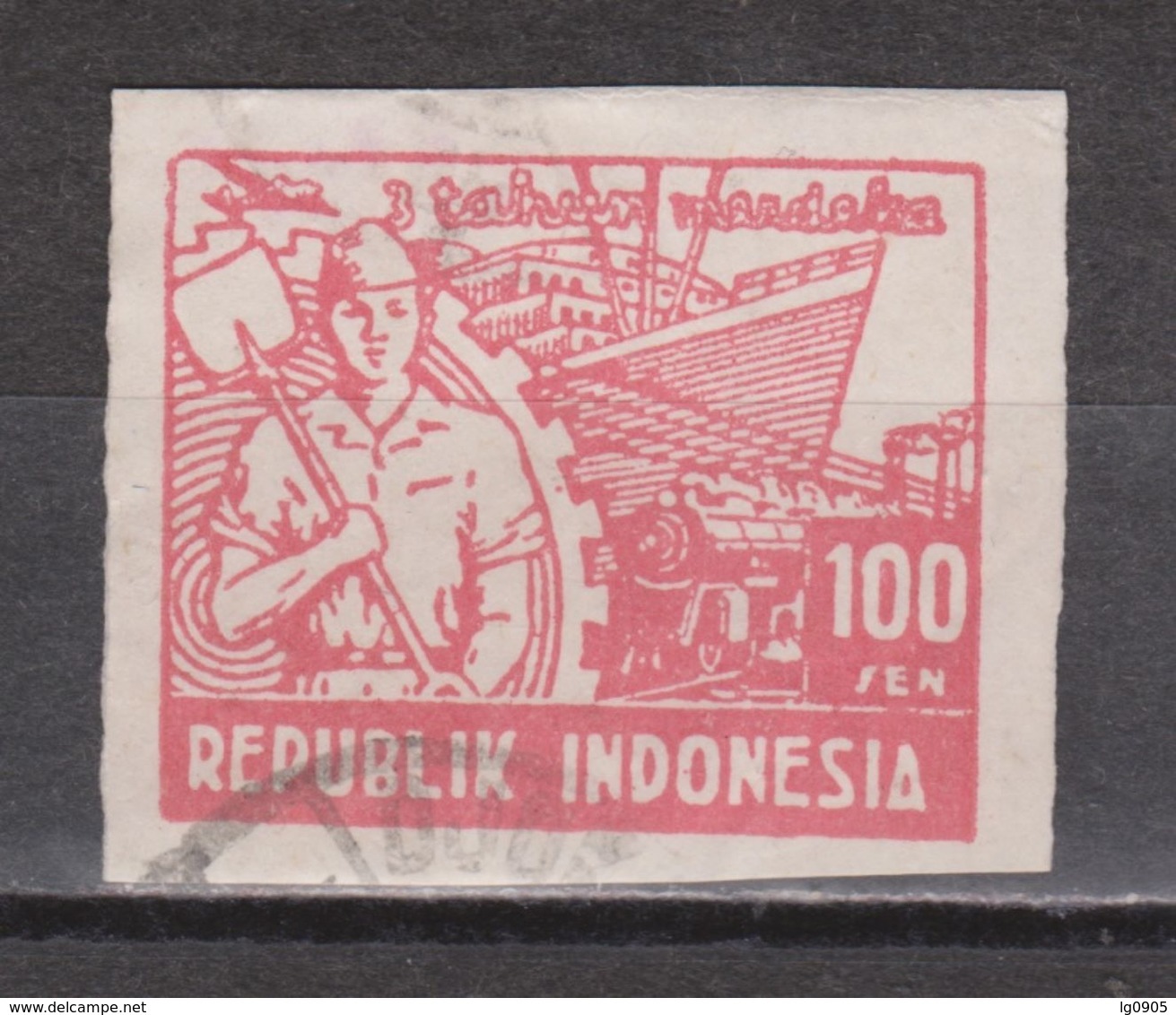 Indonesia Indonesie JAVA And MADOERA Nr.45 Used ; Japanese Occupation Japanse Bezetting - Indonesië