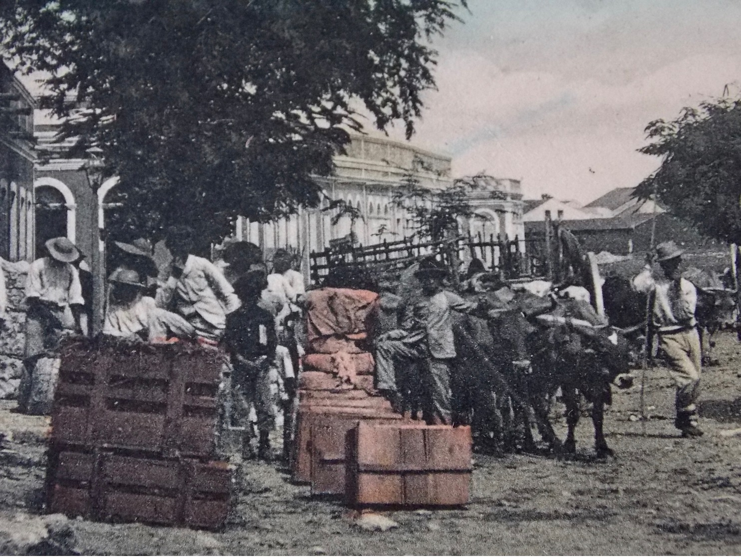 CPA Carte Postale Postcard - Brasil Brazil - MOSSORO RIO GRANDE DO NORTE - 1908 Movimento Na Praça Do Commercio - Sonstige