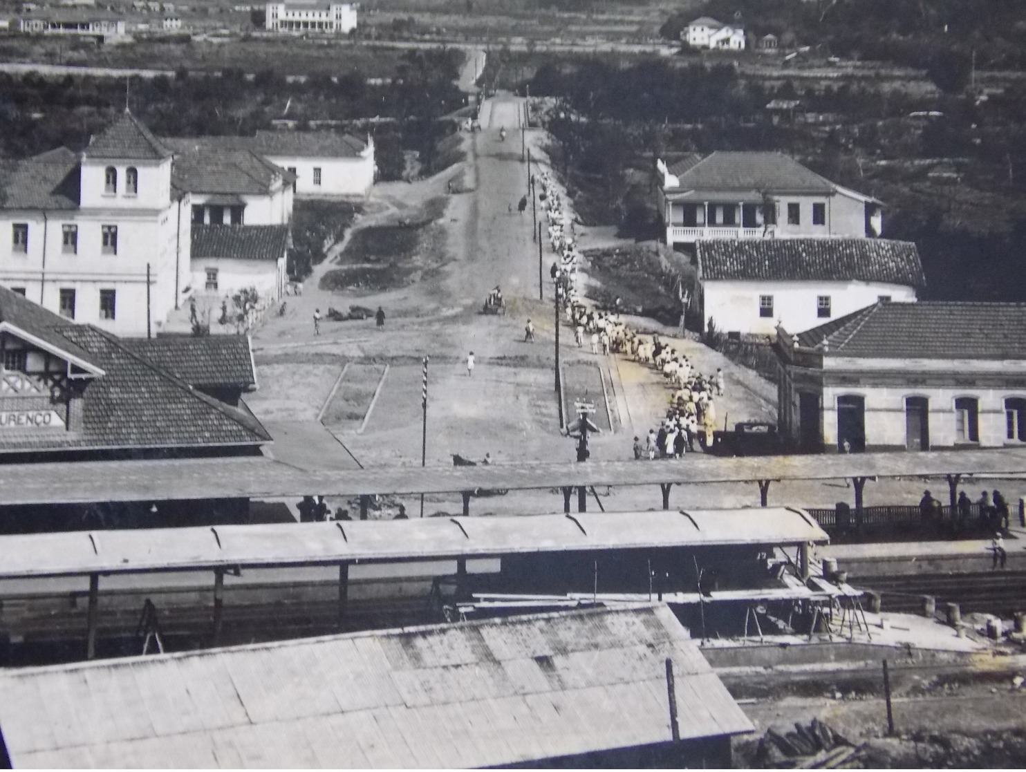 CPA Carte Postale Postcard - Brasil Brazil - S.Lourenço - RPPC Avenida Minas Geraes - Sonstige