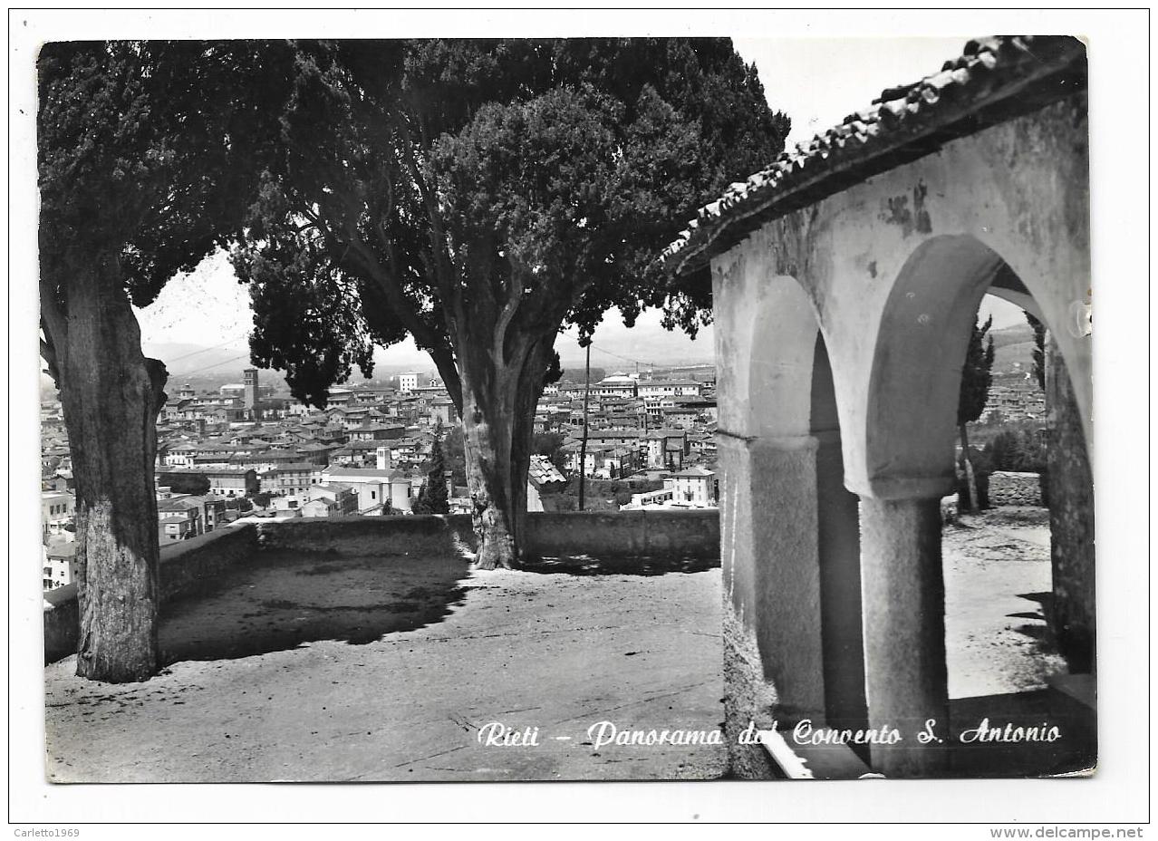 RIETI - PANORAMA DAL CONVENTO S.ANTONIO - VIAGGIATA FG - Rieti