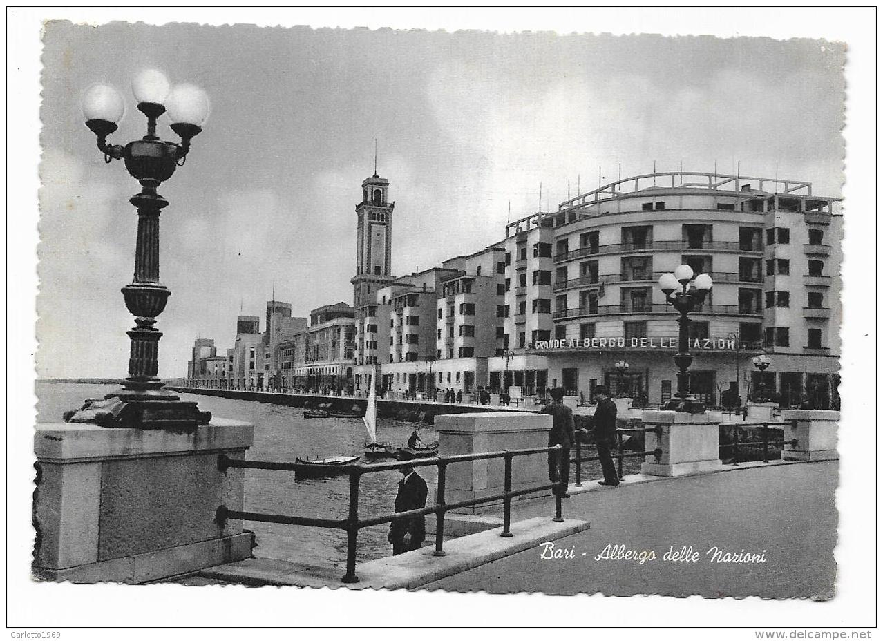 BARI - ALBERGO DELLE NAZIONI  VIAGGIATA FG - Bari