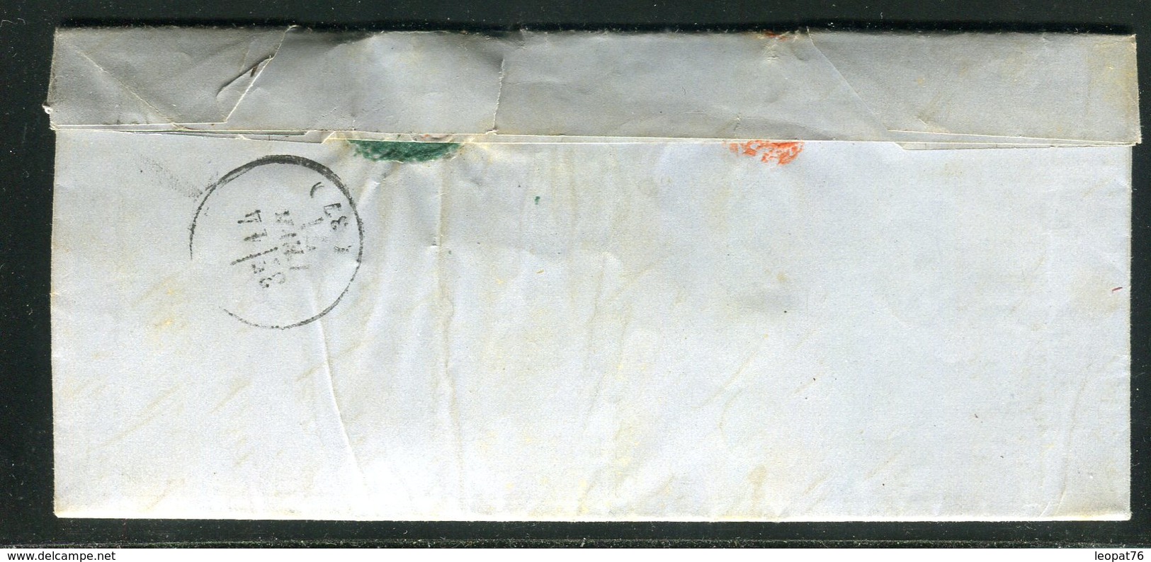 Lettre Avec Texte De Chambery ( Déchirure Dessus ) Pour L 'Isère En 1871 , Affranchissement Bordeaux - 1849-1876: Période Classique