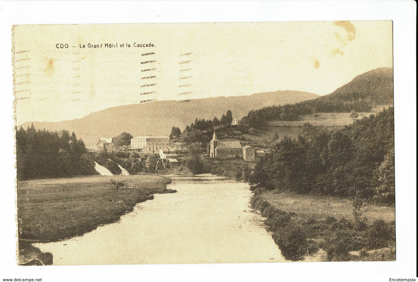 CPA - Carte Postale - BELGIQUE - COO - Sa Cascade Et Le Grand Hôtel -1933- S1591 - Stavelot