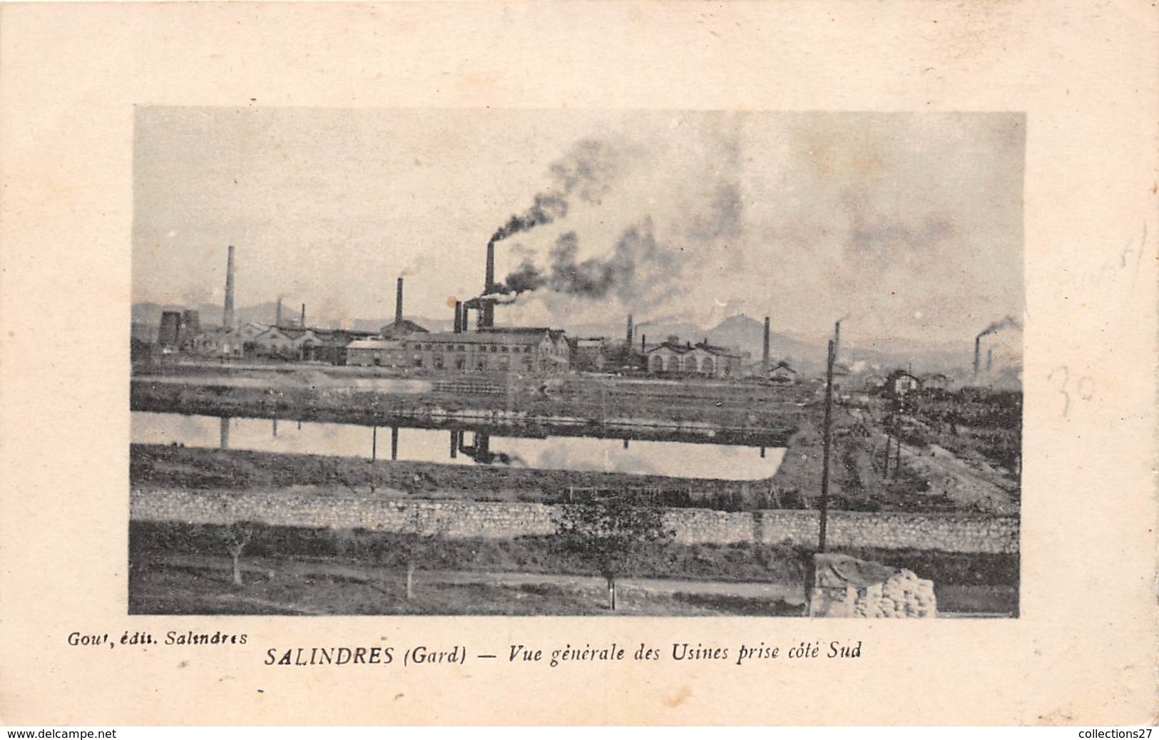 30-SALINDRES- VUE GENERALE DES USINES PRISE CÔTE SUD - Andere & Zonder Classificatie