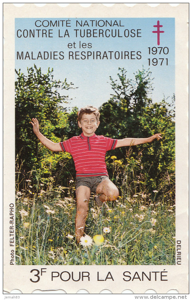Comité National De Défense Contre La Tuberculose Et Les Maladies Respiratoires 1970 1971 (LOT AE8) - Antitubercolosi