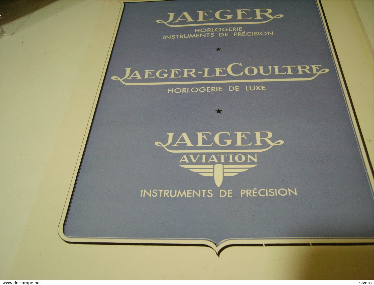 ANCIENNE PUBLICITE MONTRE JAEGER LE COULTRE  1941 - Other & Unclassified