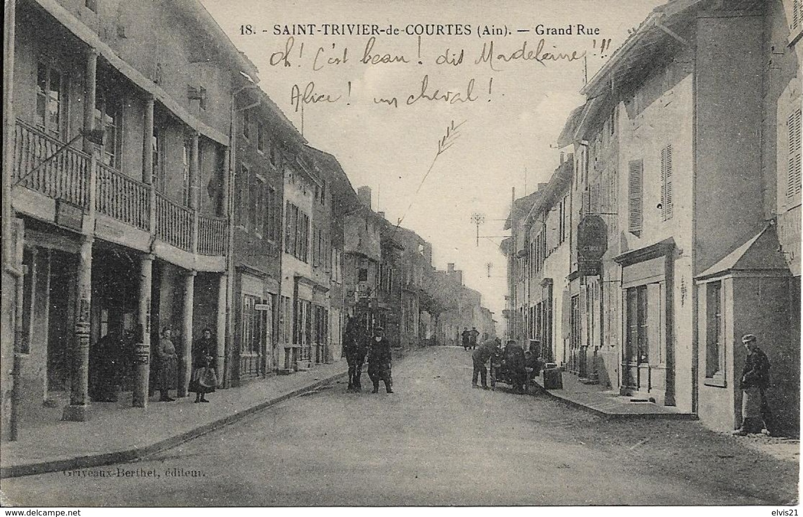 SAINT TRIVIER DE COURTES Grande Rue - Sin Clasificación