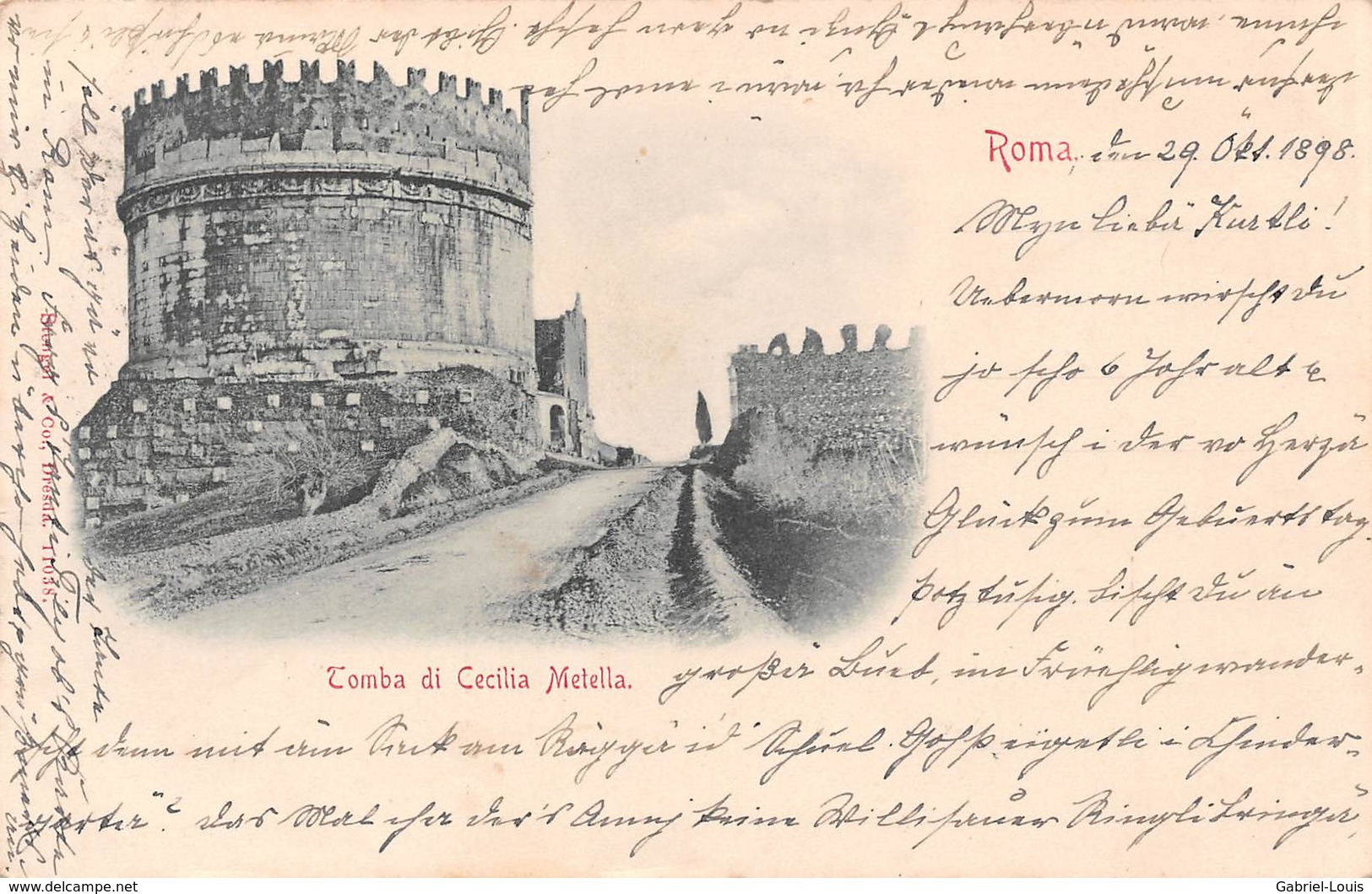 Tomba Di Cecilia Metella - 1898 - Other Monuments & Buildings