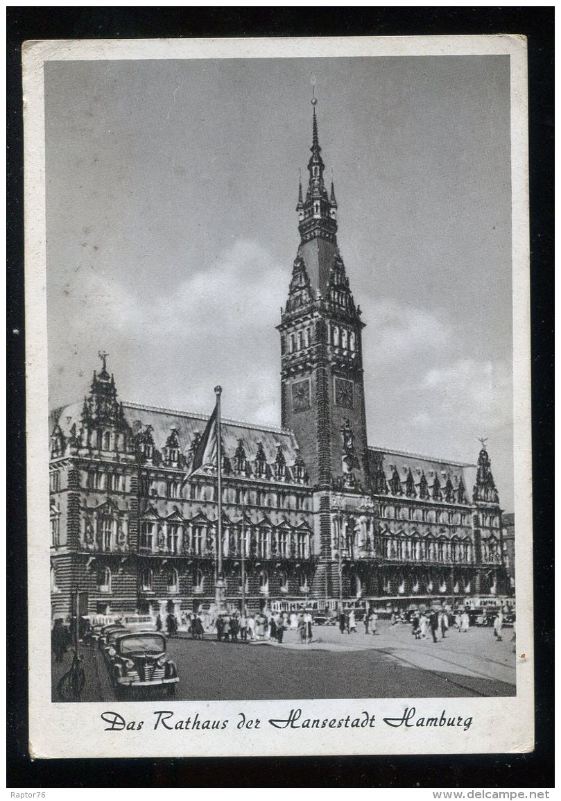 CPM Non écrite Allemagne Das Rathaus Der Hansestadt HAMBURG - Mitte