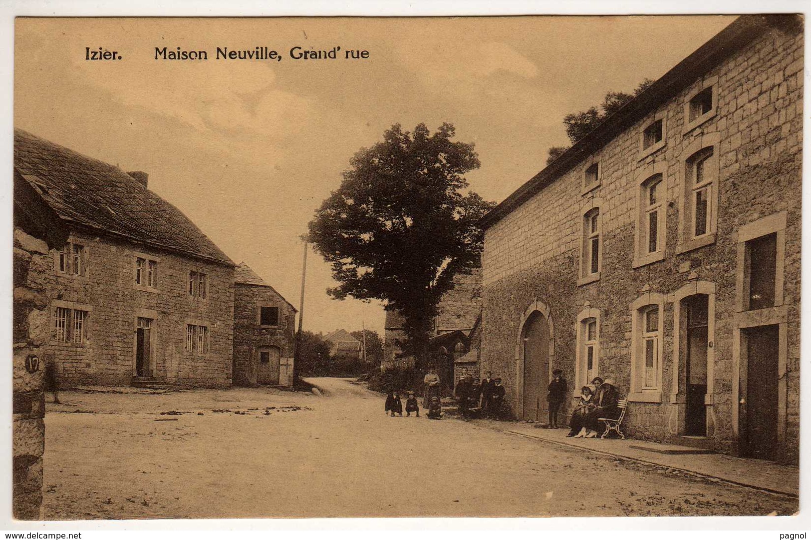 Belgique :  Izier :  Maison Neuville : Grand'rue - Autres & Non Classés