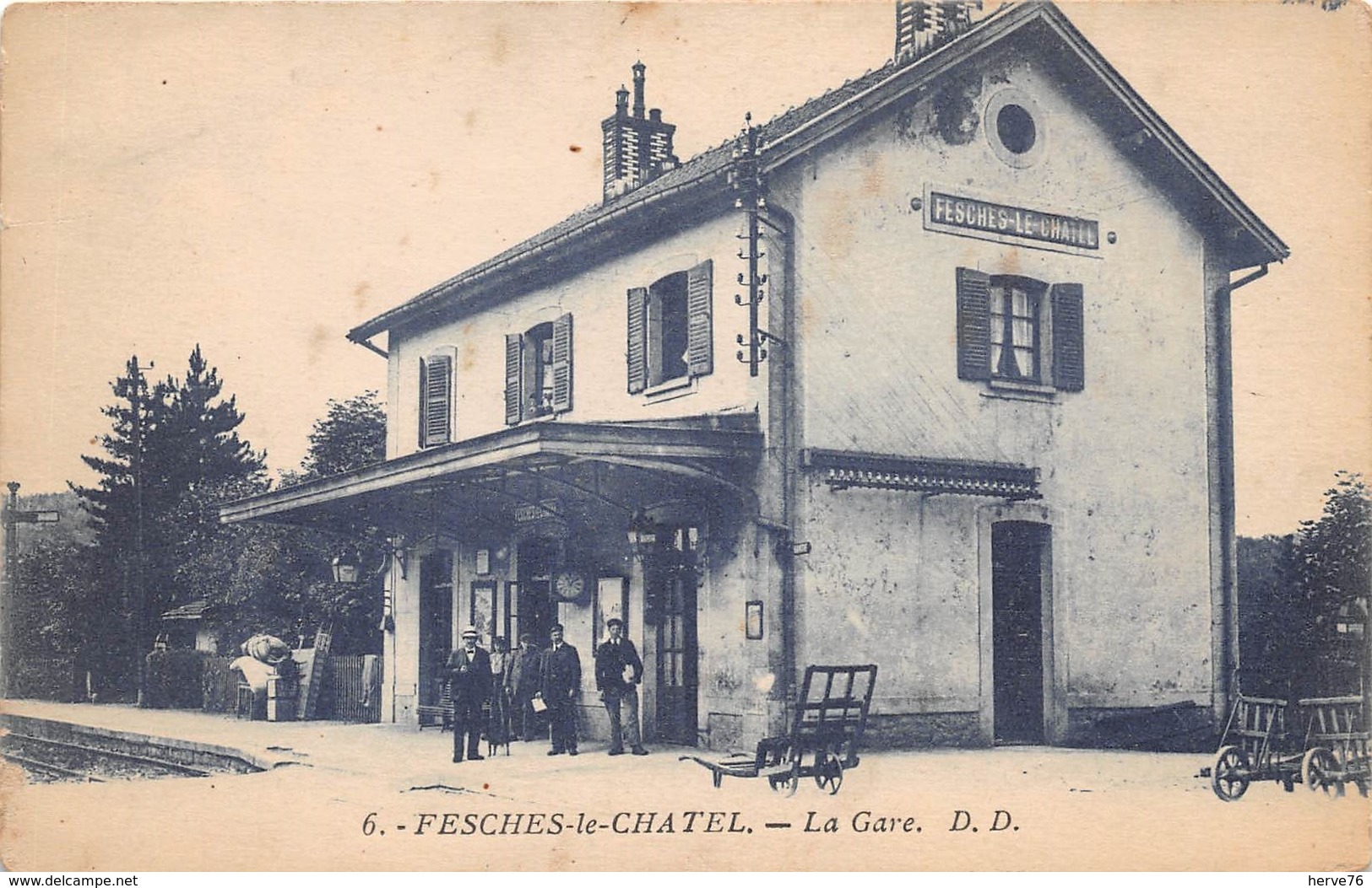 FESCHES LE CHATEL - La Gare - Autres & Non Classés